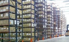 The surface area of the warehouse has been optimised using Longspan M7 shelves from Mecalux