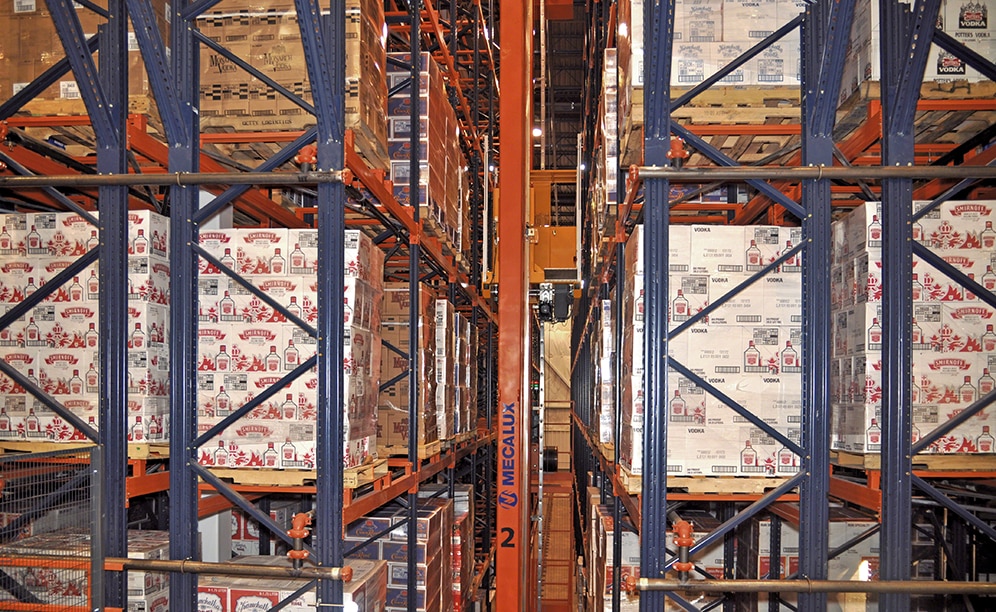 Success story automated warehouse Idaho State Liquor Division in the US