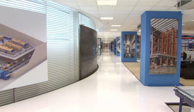 Mecalux Showroom: 2,500 m2 of storage & intralogistics solutions Mecalux Showroom: 2,500 m2 of storage & intralogistics solutions